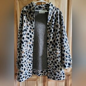 Womens Large Anthropologie Zip-Up Sweater